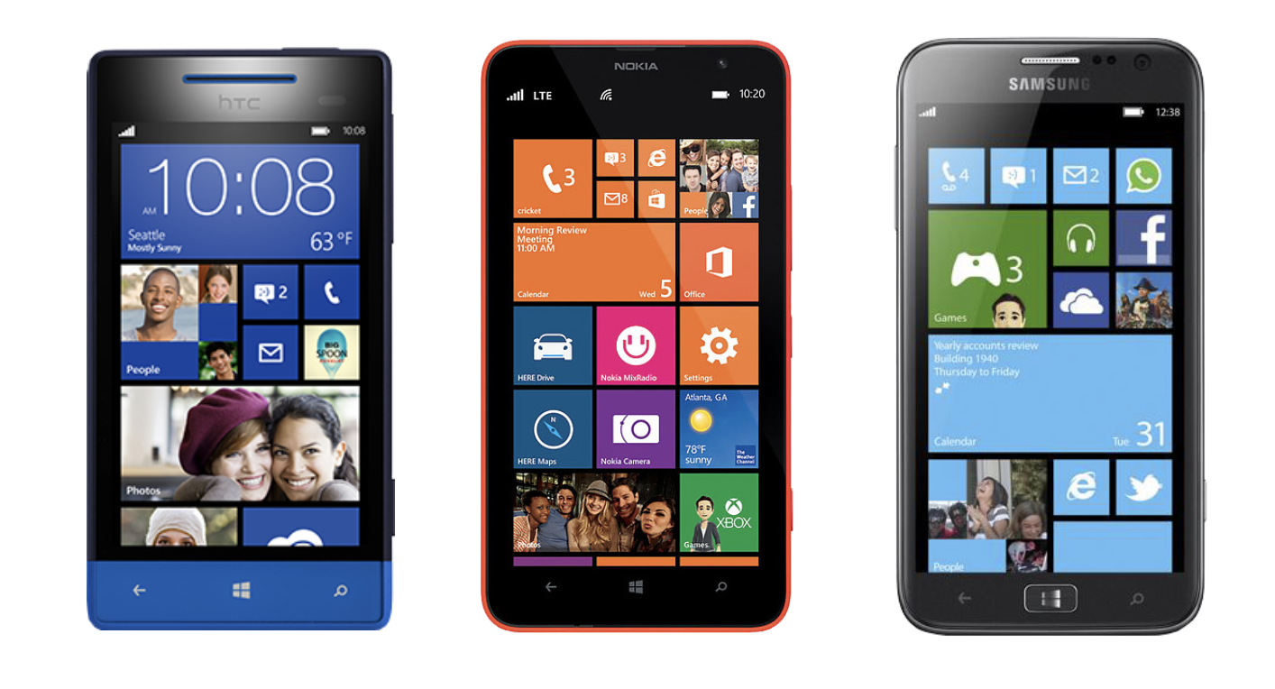 3 Smartphones Windows